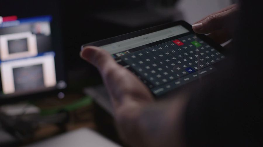 Steuerung der Studiotechnik per Tablet